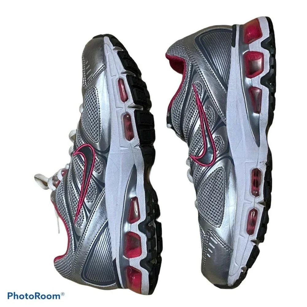 Nike Women Shoe Air Max‎ Tailwind Plus Size 8M Silver Pink Sneaker